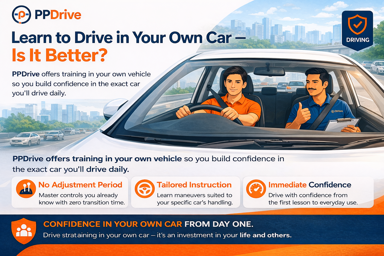 Learn to Drive in Your Own Car — Is It Better?