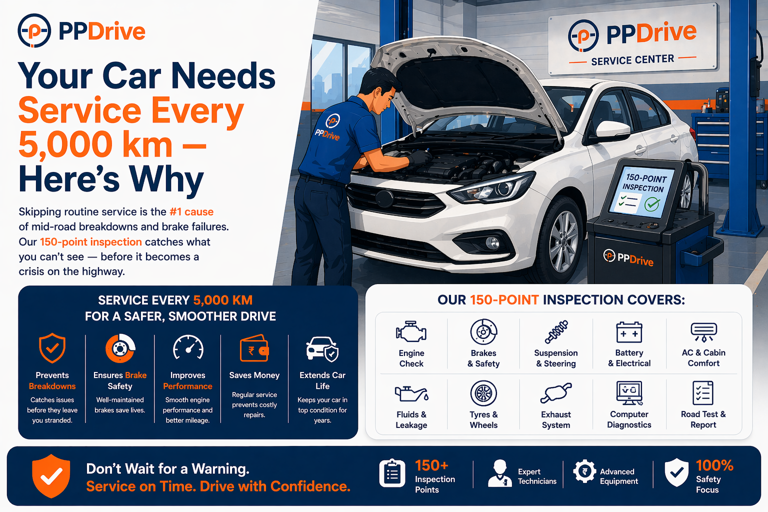 Your Car Needs Service Every 5,000 km — Here's Why